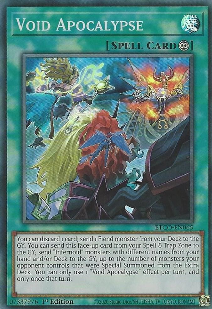 Void Apocalypse ETCO-EN065 card from Eternity Code