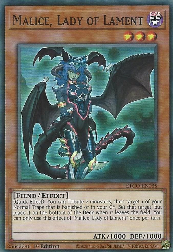 Malice, Lady of Lament ETCO-EN035 card from Eternity Code