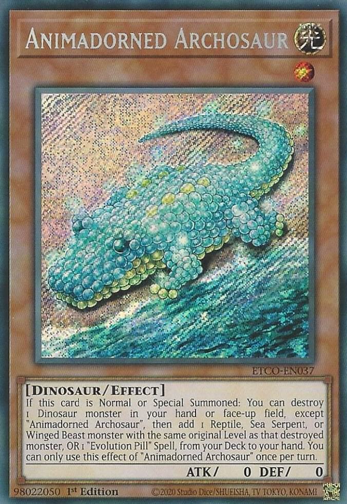 Animadorned Archosaur ETCO-EN037 card from Eternity Code