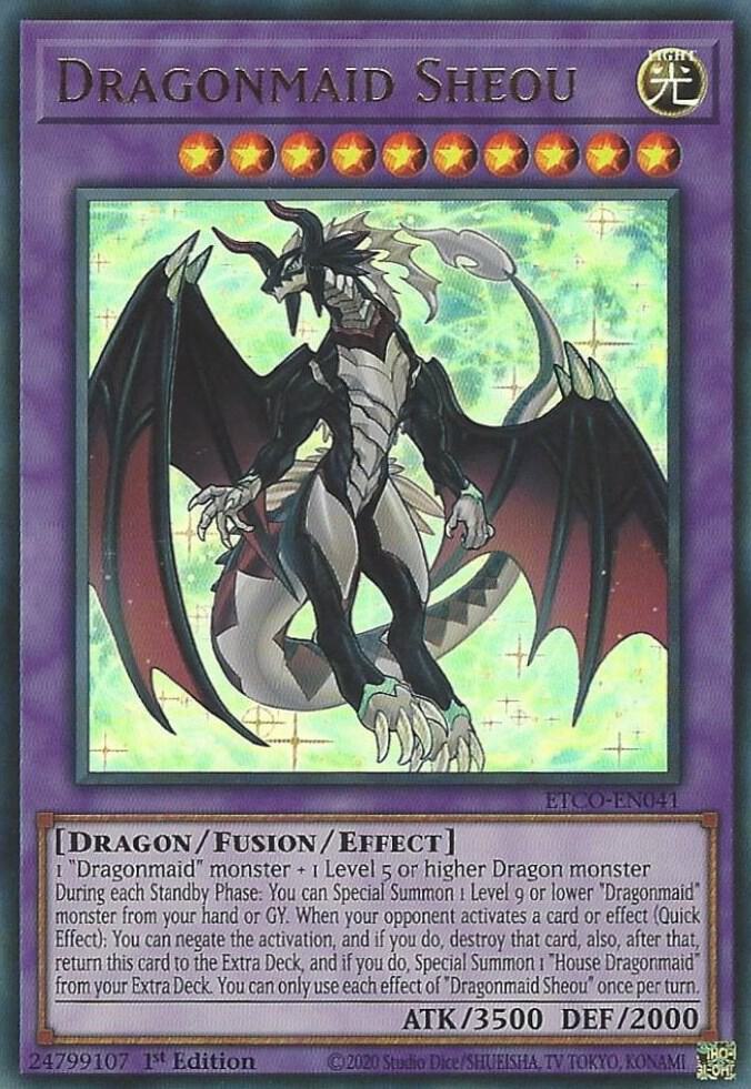 Dragonmaid Sheou ETCO-EN041 card from Eternity Code