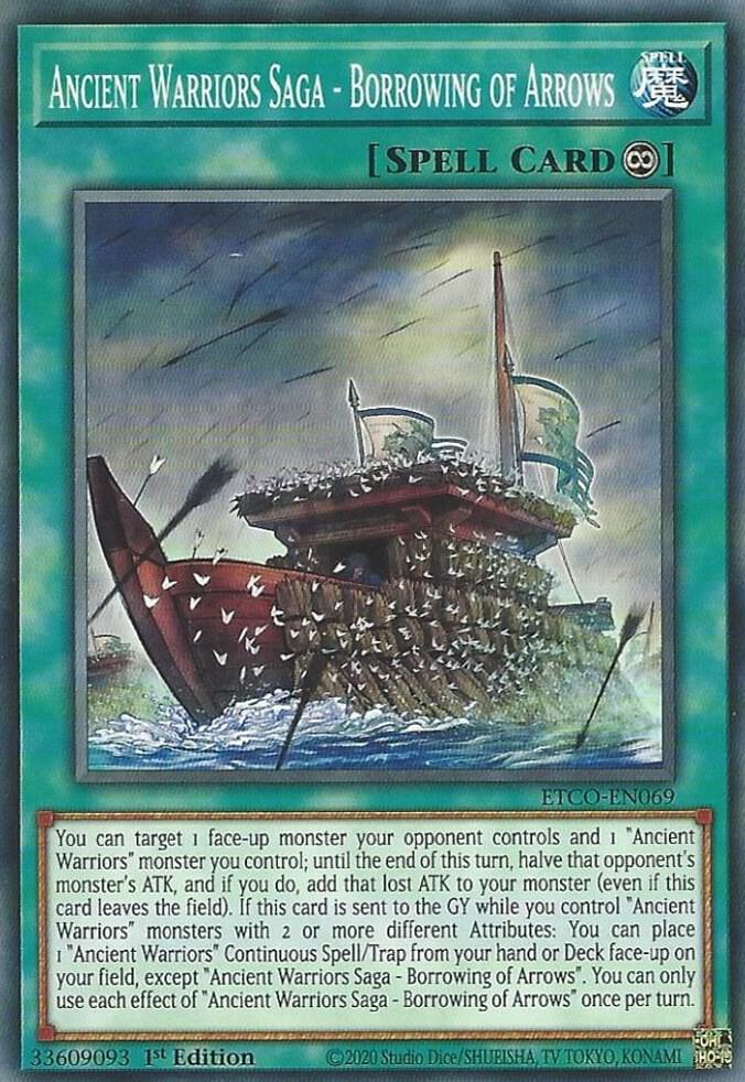 Ancient Warriors Saga - Borrowing of Arrows ETCO-EN069 card from Eternity Code
