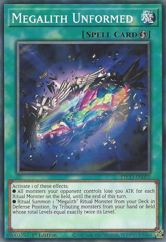 Megalith Unformed ETCO-EN070 card from Eternity Code