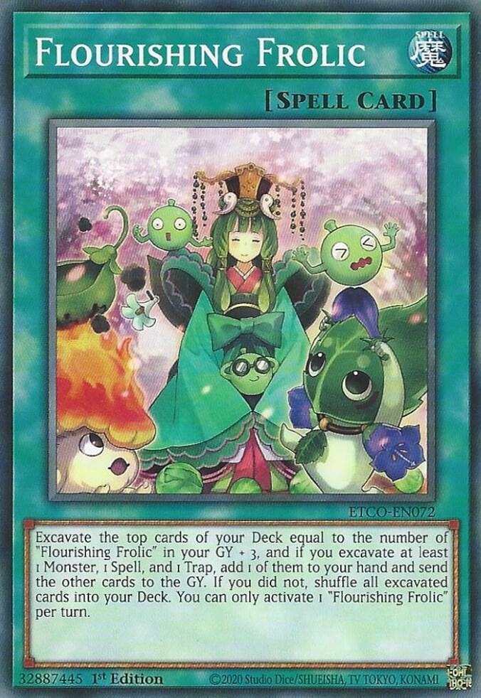 Flourishing Frolic ETCO-EN072 card from Eternity Code