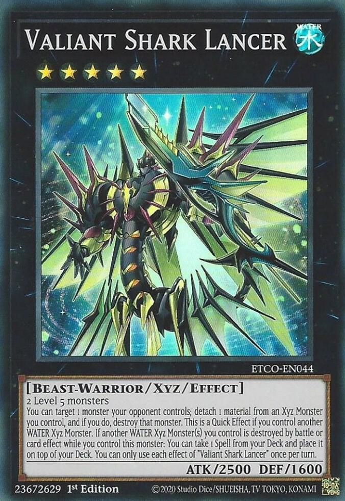 Valiant Shark Lancer ETCO-EN044 card from Eternity Code