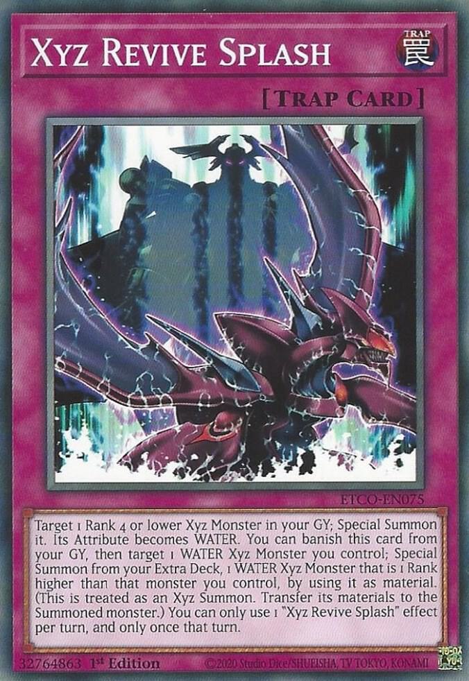 Xyz Revive Splash ETCO-EN075 card from Eternity Code