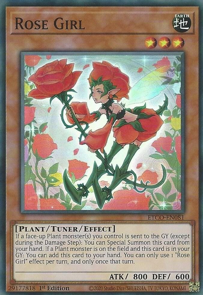 Rose Girl ETCO-EN081 card from Eternity Code