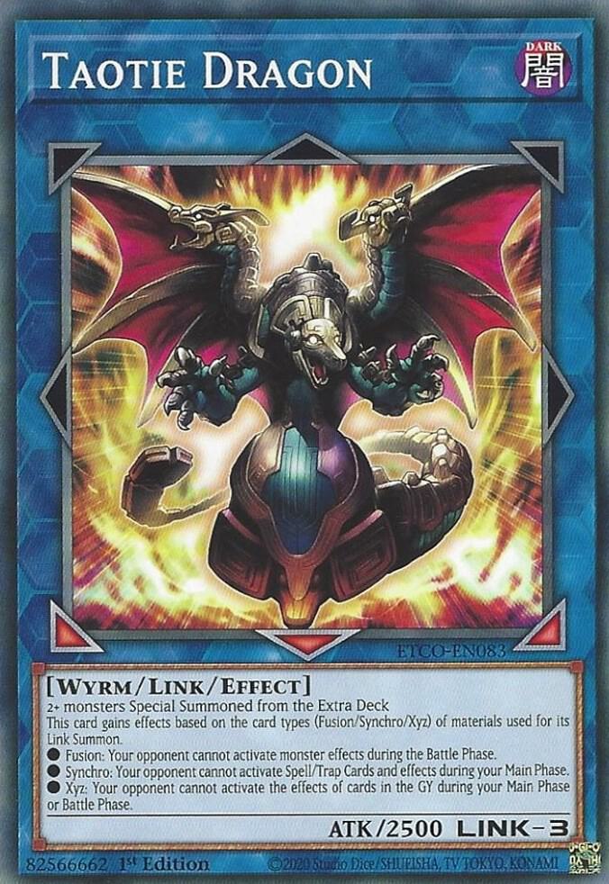 Taotie Dragon ETCO-EN083 card from Eternity Code
