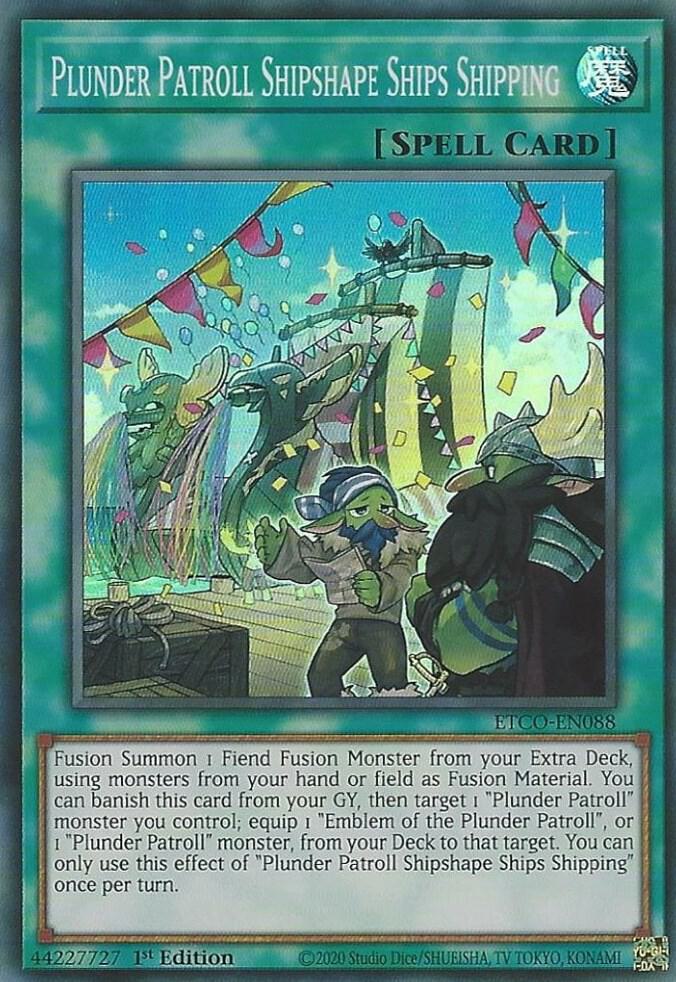 Plunder Patroll Shipshape Ships Shipping ETCO-EN088 card from Eternity Code