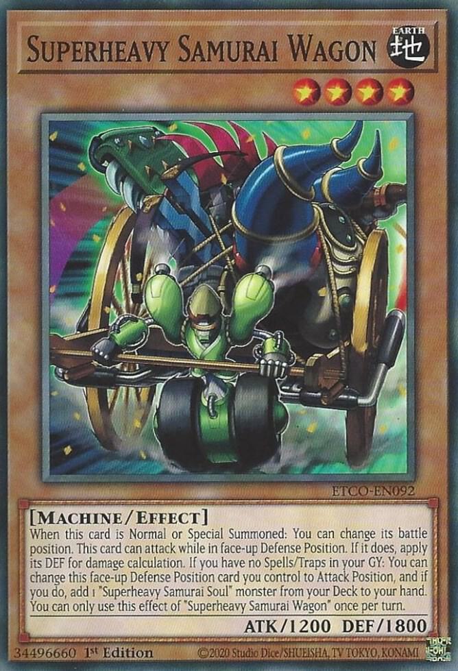 Superheavy Samurai Wagon ETCO-EN092 card from Eternity Code