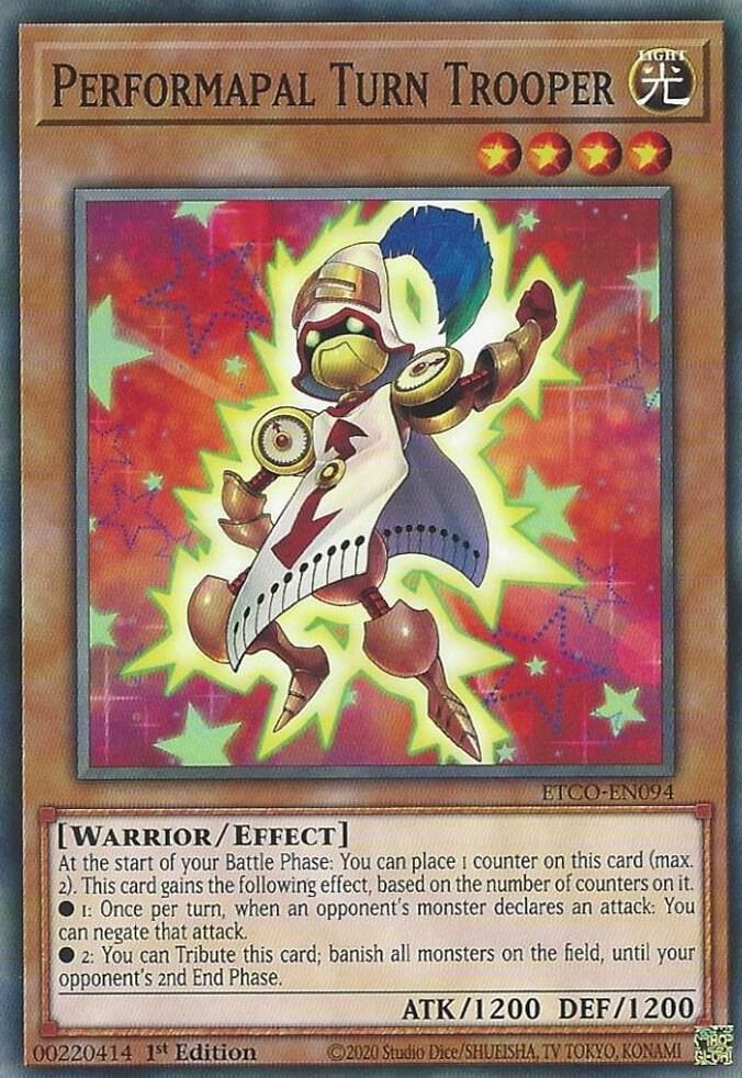 Performapal Turn Trooper ETCO-EN094 card from Eternity Code