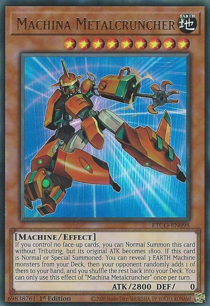 Machina Metalcruncher ETCO-EN098 card from Eternity Code