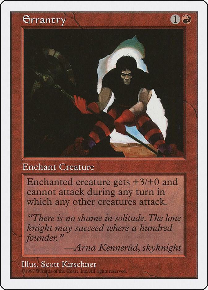 Errantry card from Fifth Edition