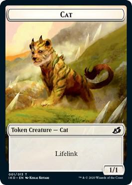 Cat Token 1 card from Ikoria: Lair of Behemoths