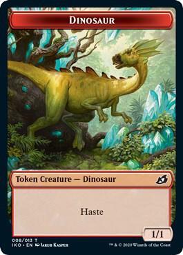 Dinosaur Token 8 card from Ikoria: Lair of Behemoths