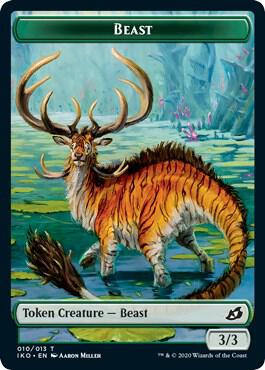 Beast Token 10 card from Ikoria: Lair of Behemoths