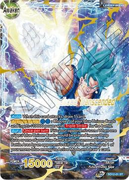 Vegito // SSB Vegito, Godhood Transcended SD12-01 card from Rise of the Unison Warrior