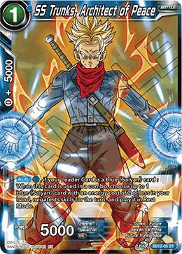 SS Trunks, Architect of Peace SD12-05 card from Rise of the Unison Warrior