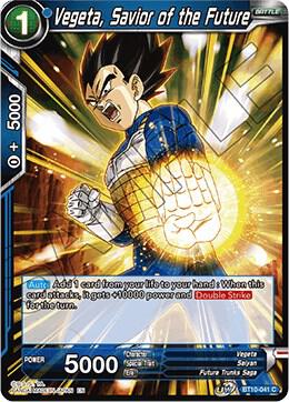 Vegeta, Savior of the Future BT10-041 card from Rise of the Unison Warrior