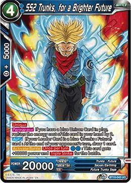 SS2 Trunks, for a Brighter Future BT10-043 card from Rise of the Unison Warrior