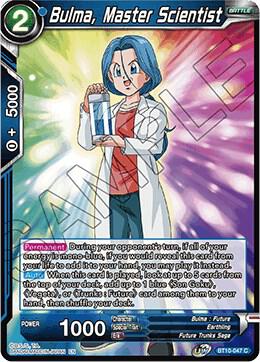 Bulma, Master Scientist BT10-047 card from Rise of the Unison Warrior