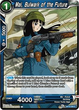 Mai, Bulwark of the Future BT10-048 card from Rise of the Unison Warrior