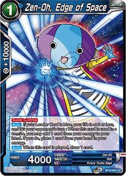 Zen-Oh, Edge of Space BT10-055 card from Rise of the Unison Warrior