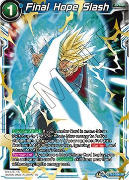Final Hope Slash BT10-056 card from Rise of the Unison Warrior