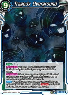 Tragedy Overground BT10-058 card from Rise of the Unison Warrior