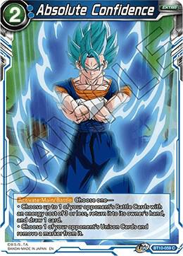 Absolute Confidence BT10-059 card from Rise of the Unison Warrior