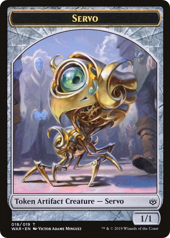 Servo // Wizard Double-Sided Token (Challenger 2020) 18 // 5 card from Unique and Miscellaneous Promos