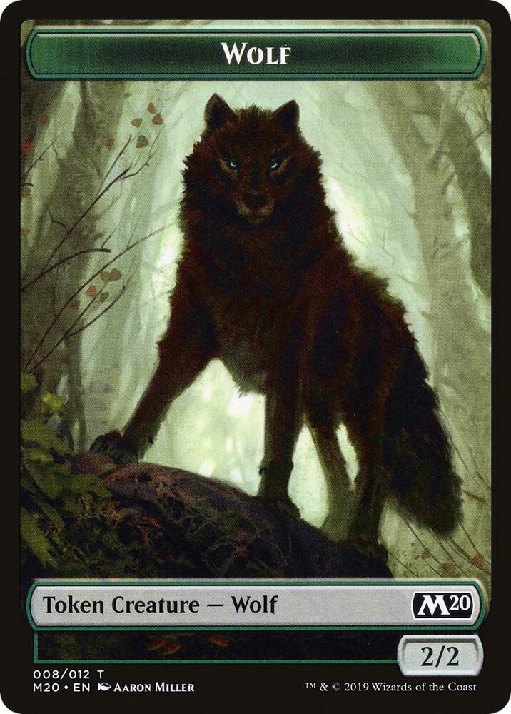 Wolf Double-Sided Token (Challenger 2020) 8 card from Unique and Miscellaneous Promos