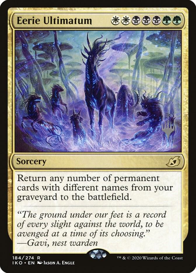 Eerie Ultimatum 184 card from Promo Pack: Ikoria