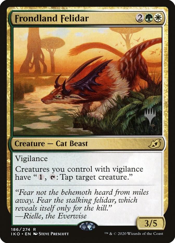 Frondland Felidar 186 card from Promo Pack: Ikoria