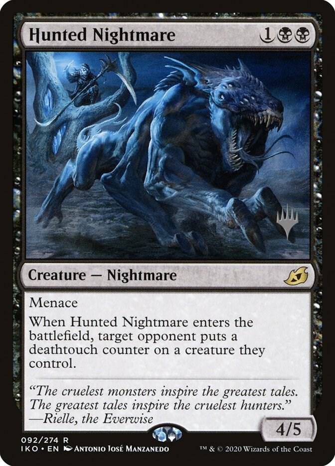 Hunted Nightmare 92 card from Promo Pack: Ikoria