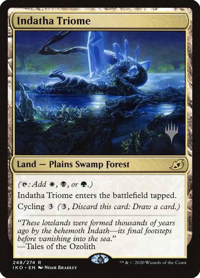Indatha Triome 248 card from Promo Pack: Ikoria