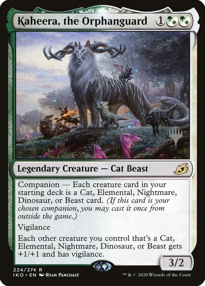 Kaheera, the Orphanguard 224 card from Promo Pack: Ikoria