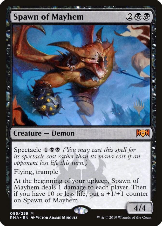 Spawn of Mayhem 85 card from Promo Pack: Ikoria