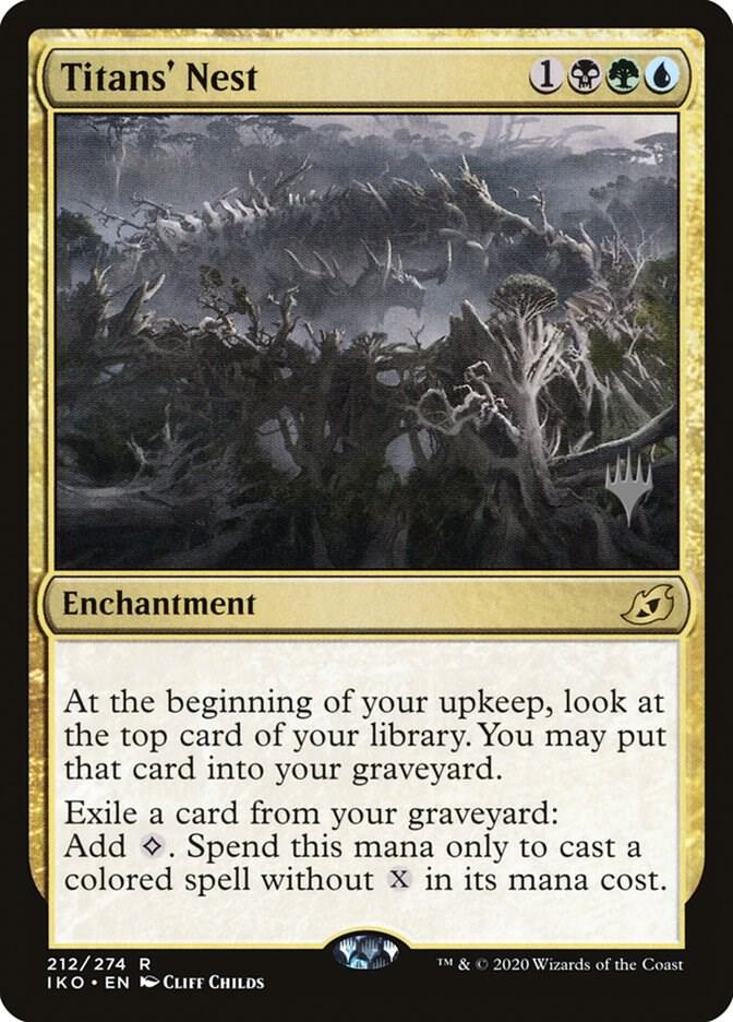 Titans' Nest 212 card from Promo Pack: Ikoria