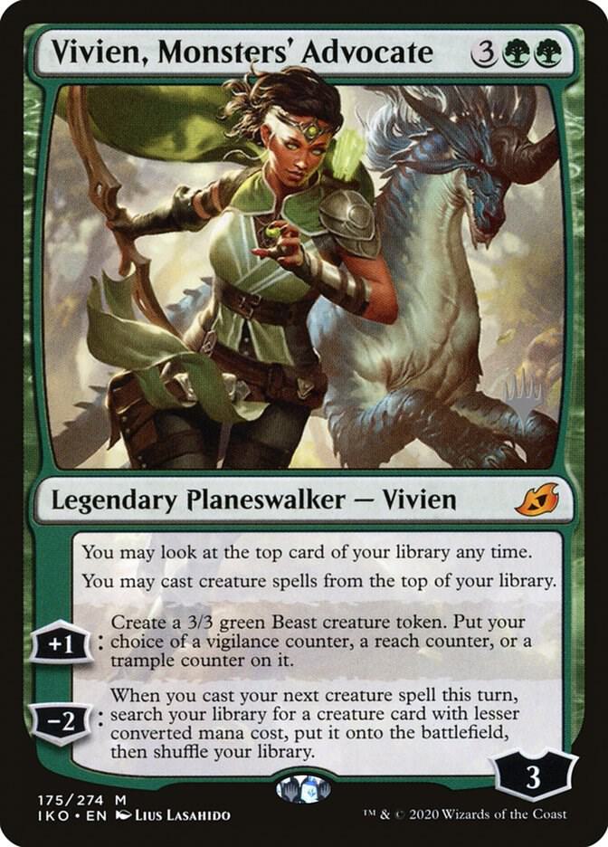 Vivien, Monsters' Advocate 175 card from Promo Pack: Ikoria