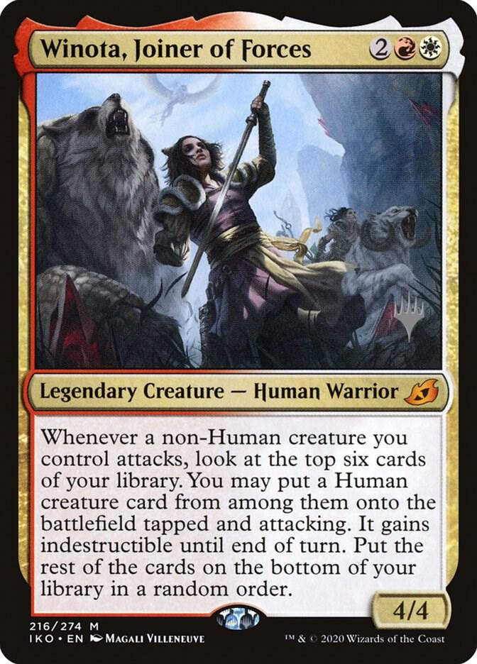 Winota, Joiner of Forces 216 card from Promo Pack: Ikoria