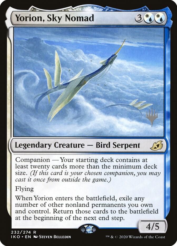 Yorion, Sky Nomad 232 card from Promo Pack: Ikoria