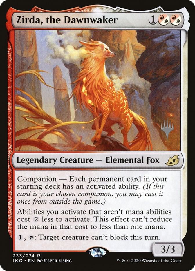 Zirda, the Dawnwaker 233 card from Promo Pack: Ikoria
