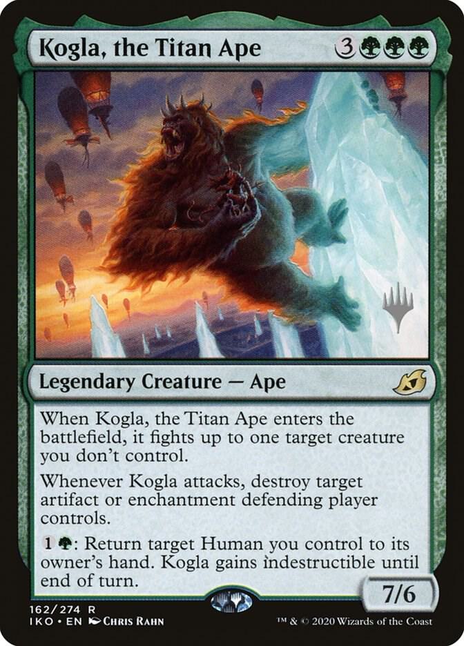 Kogla, the Titan Ape 162 card from Promo Pack: Ikoria