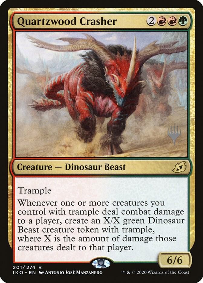 Quartzwood Crasher 201 card from Promo Pack: Ikoria