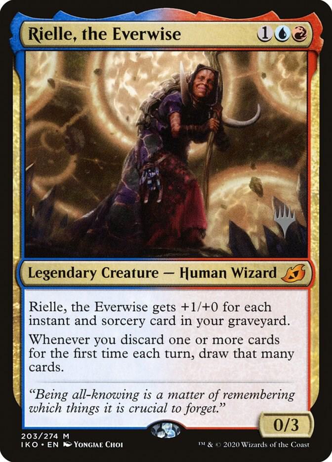 Rielle, the Everwise 203 card from Promo Pack: Ikoria