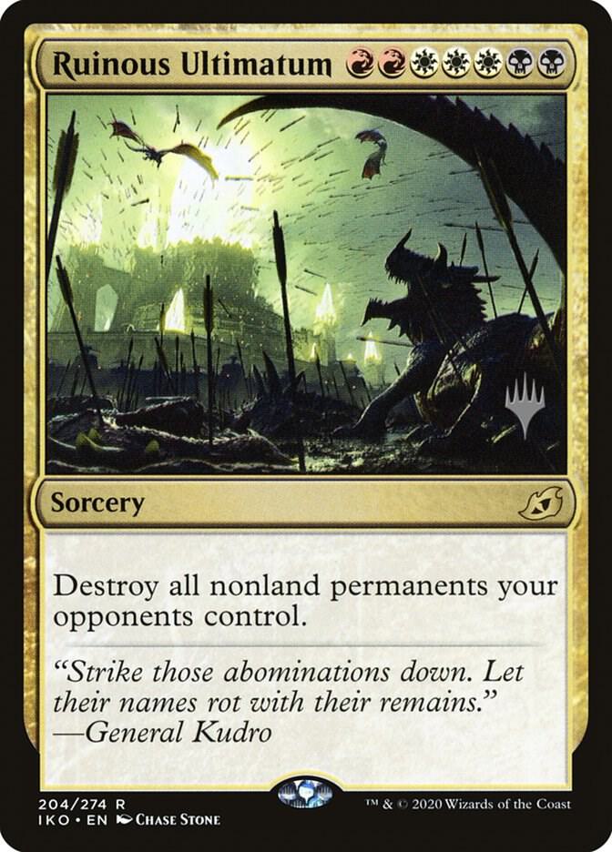 Ruinous Ultimatum 204 card from Promo Pack: Ikoria