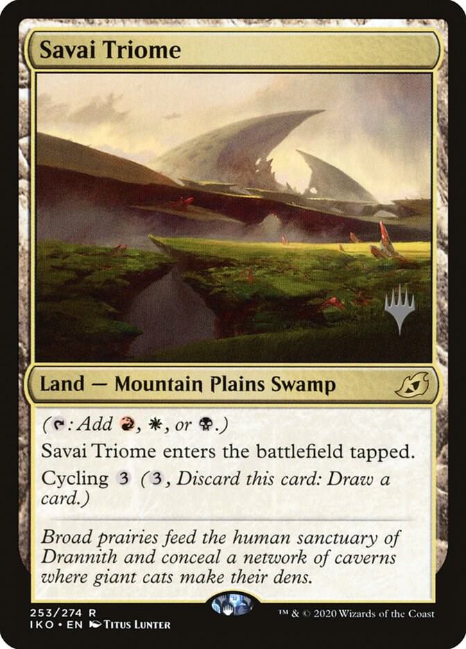 Savai Triome 253 card from Promo Pack: Ikoria
