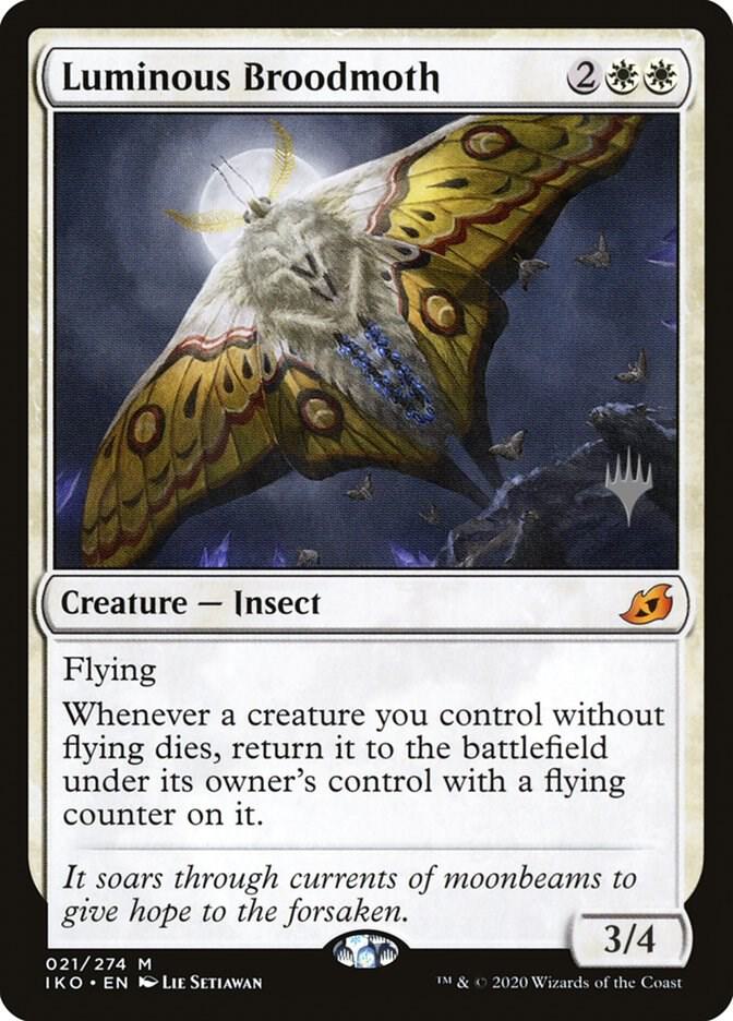 Luminous Broodmoth 21 card from Promo Pack: Ikoria