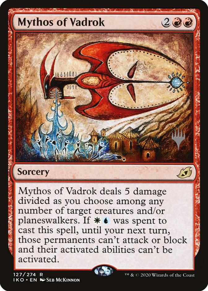 Mythos of Vadrok 127 card from Promo Pack: Ikoria