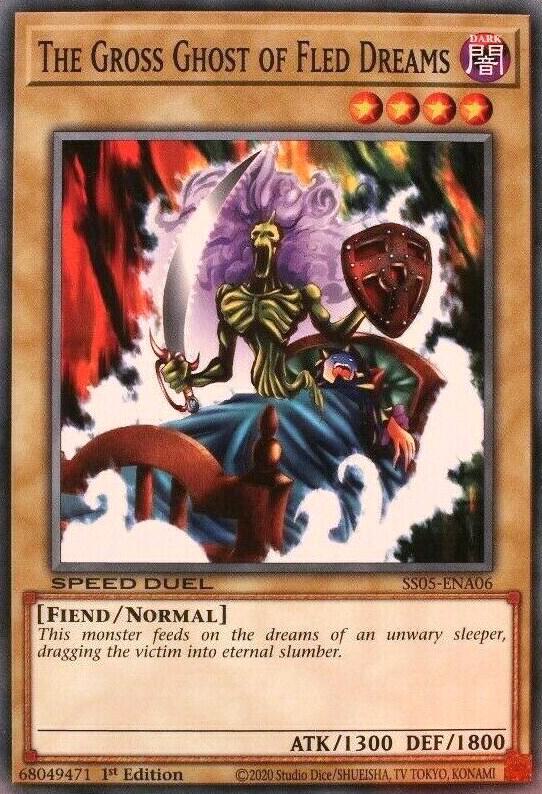 The Gross Ghost of Fled Dreams SS05-ENA06 card from Speed Duel Decks: Twisted Nightmares